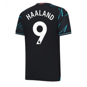 Manchester City Erling Haaland #9 Replika Tredjetrøje 2023-24 Kortærmet